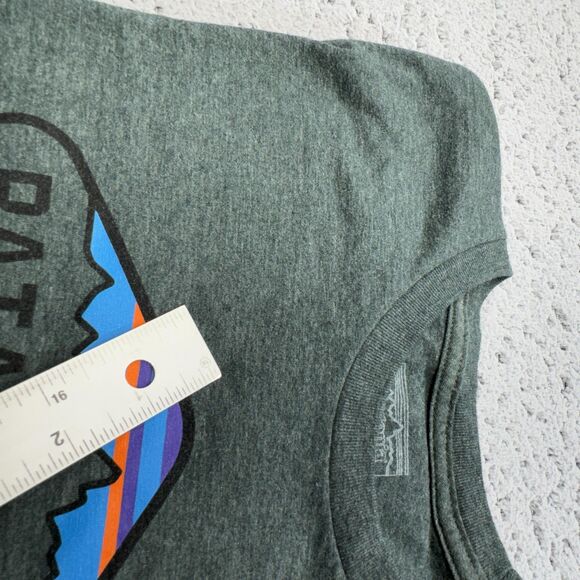 Patagonia Shirt Mens Medium Green Slim Fit Graphic Tee Ventura CA STY 38907 - Picture 10 of 11